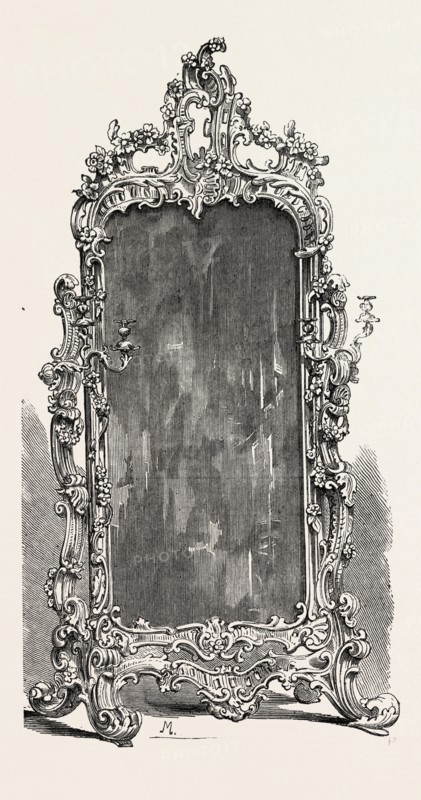 GLASS, BY MESSRS. HERRING AND SON, 1851 engraving