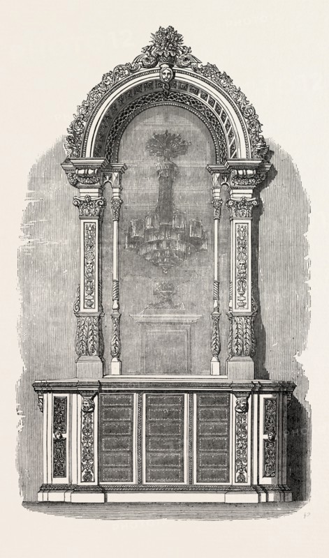 SECRETAIRE, BY SNELL, 1851 engraving