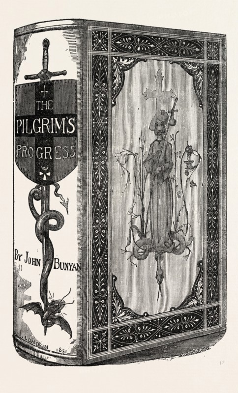 BUNYAN'S PILGRIM'S PROGRESS BY J. AND J. LEIGHTON, 1851 engraving