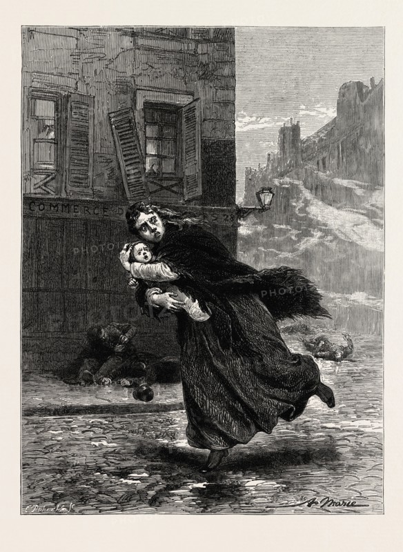 THE MASSACRE, FIRING ON WOMEN, HISTORY OF CRIME, VICTOR HUGO