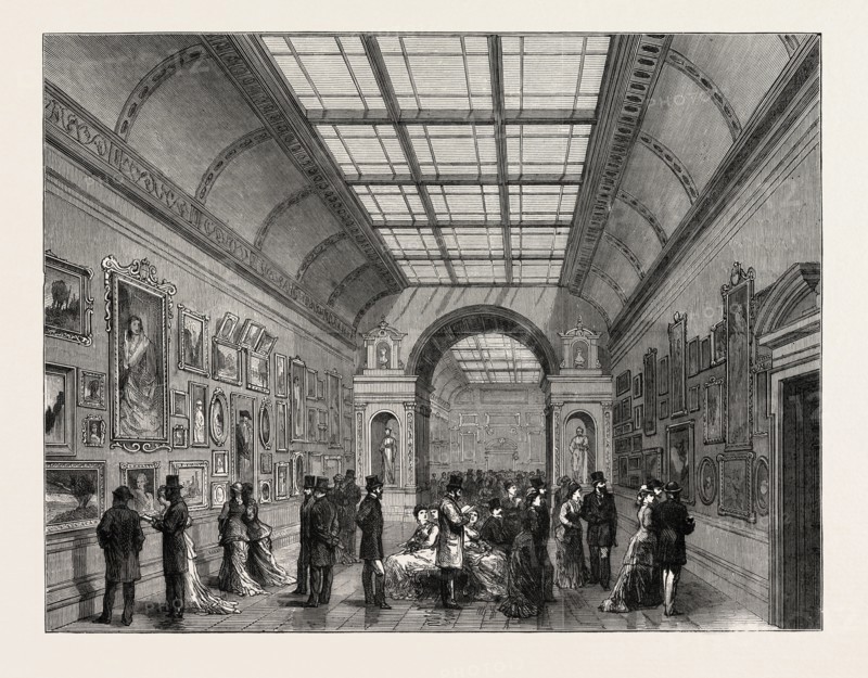 INTERIOR OF THE MUSEUM, NOTTINGHAM CASTLE, UK