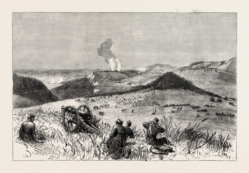 THE KAFFIR WAR â€î GENERAL THESIGER'S ATTACK ON THE REBEL CHIEF SANDILLI, NEAR KING WILLIAM'S TOWN (MAR. 30, 1878), SOUTH AFRICA