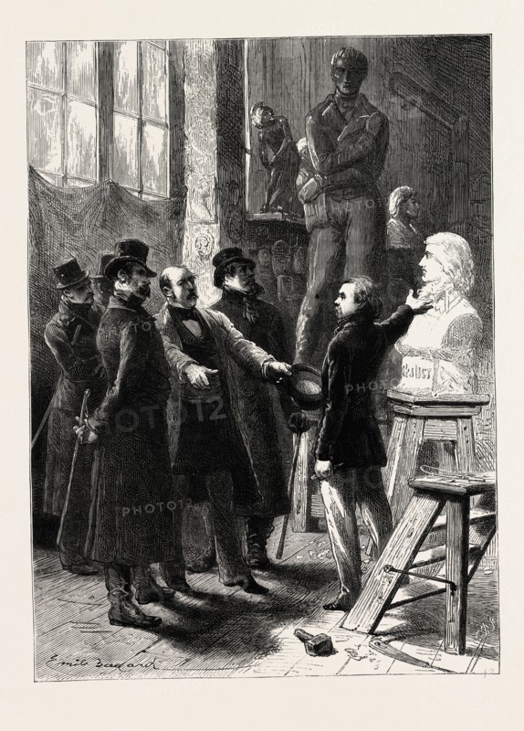 DAVID D'ANGERS, HISTORY OF CRIME, VICTOR HUGO