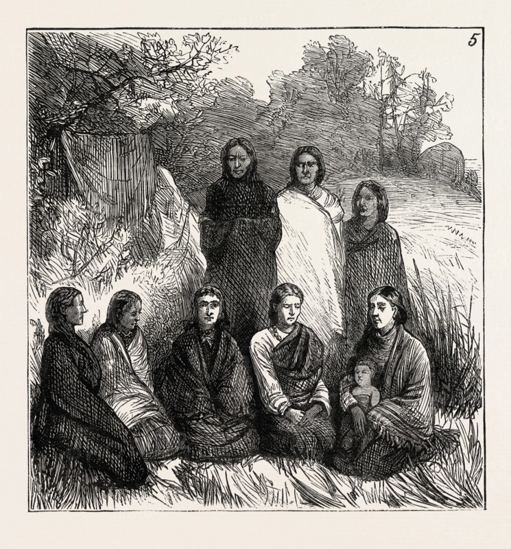 THE WAR WITH THE SIOUX INDIANS, AMERICA, USA, US