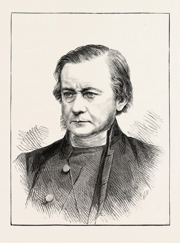 THE RIGHT REV. EDWARD HAROLD BROWNE, D.D., BISHOP OF WINCHESTER, UK, 1873 engraving