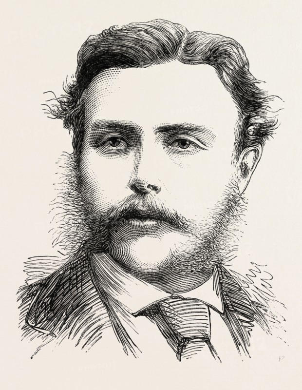 COMMANDING OFFICERS OF THE ASHANTEE EXPEDITION: THE LATE LIEUT. L.F. WELLS, R.N. Died on Board the Biafra on the Voyage Home, ANGLO ASHANTI WAR, GHANA, 1873 engraving
