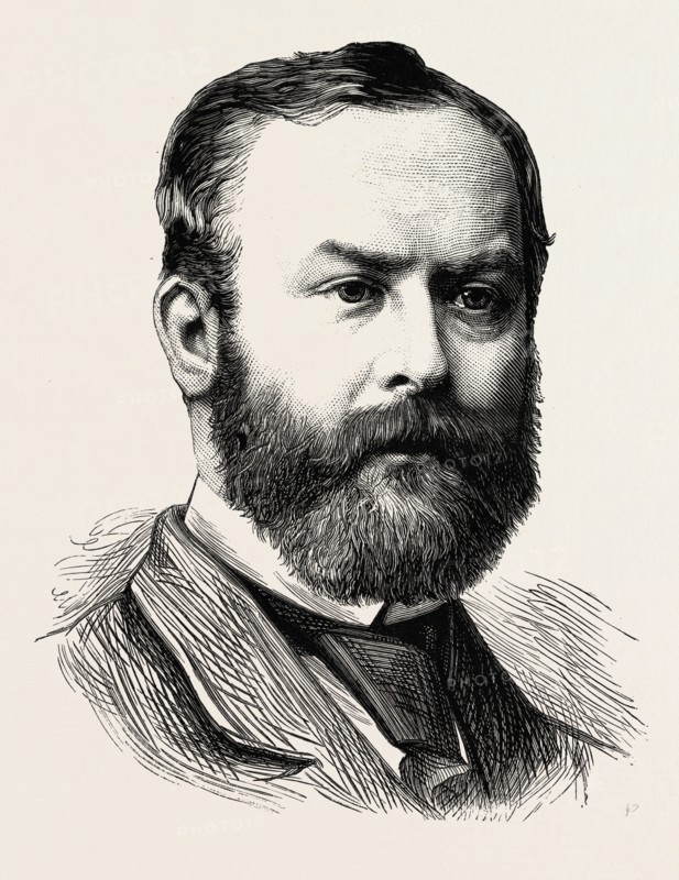 CAPTAIN ARTHUR DIVETT HAYTER, NEW M.P. FOR BATH, UK, 1873 engraving