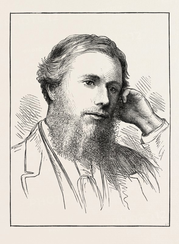 THE RT. HON. BARON MONTEAGLE, SECONDER OF THE ADDRESS IN THE HOUSE OF LORDS, UK, 1873 engraving