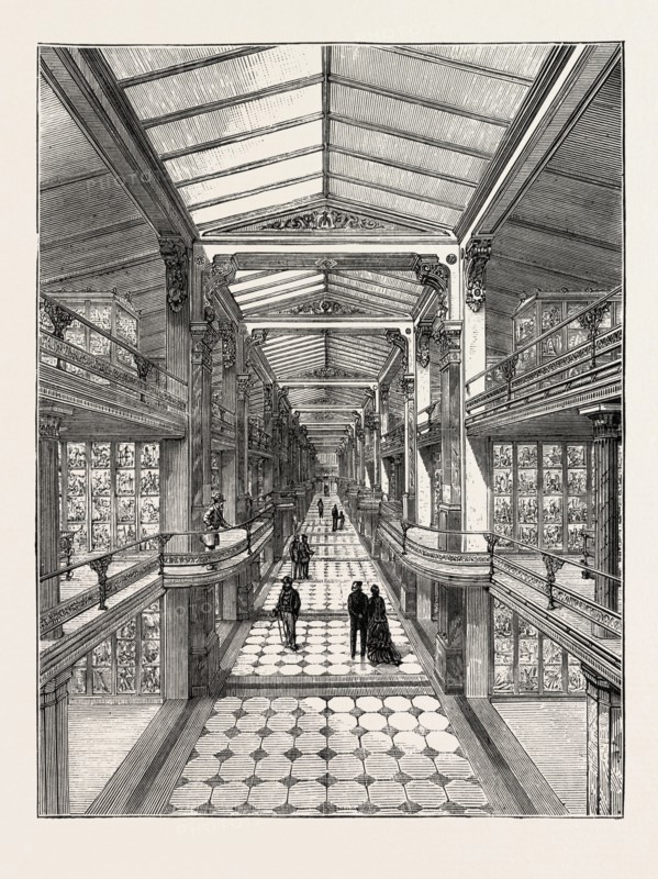 THE MODEL ROOM OF THE NEW PATENT OFFICE, WASHINGTON, U.S.A., UNITED STATES OF AMERICA, US, USA