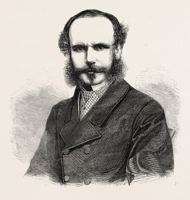 MR. F.W. BOWLBY, 1860 engraving