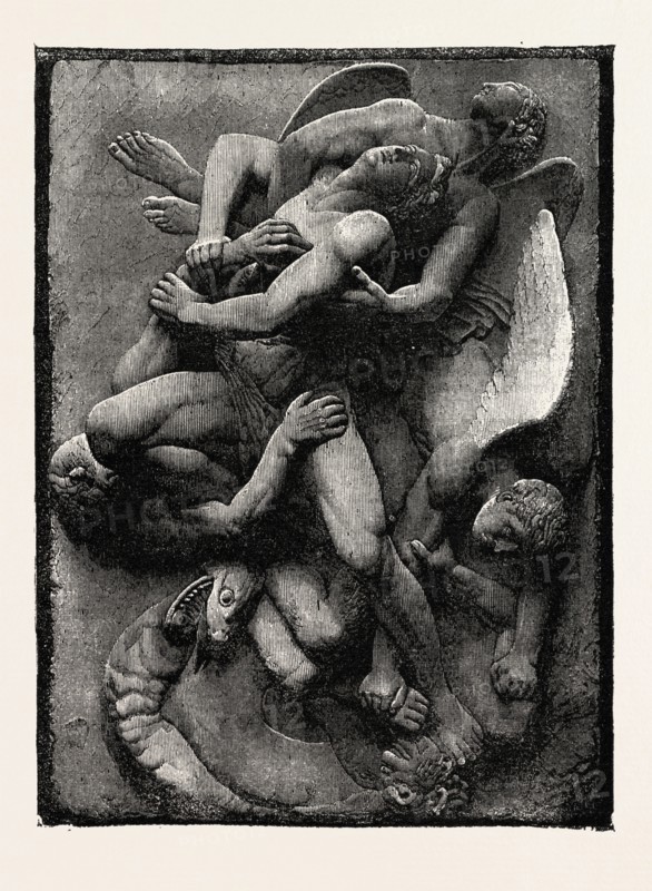 DELIVER US FROM EVIL, FROM THE LYRA GERMANICA, 1860 engraving