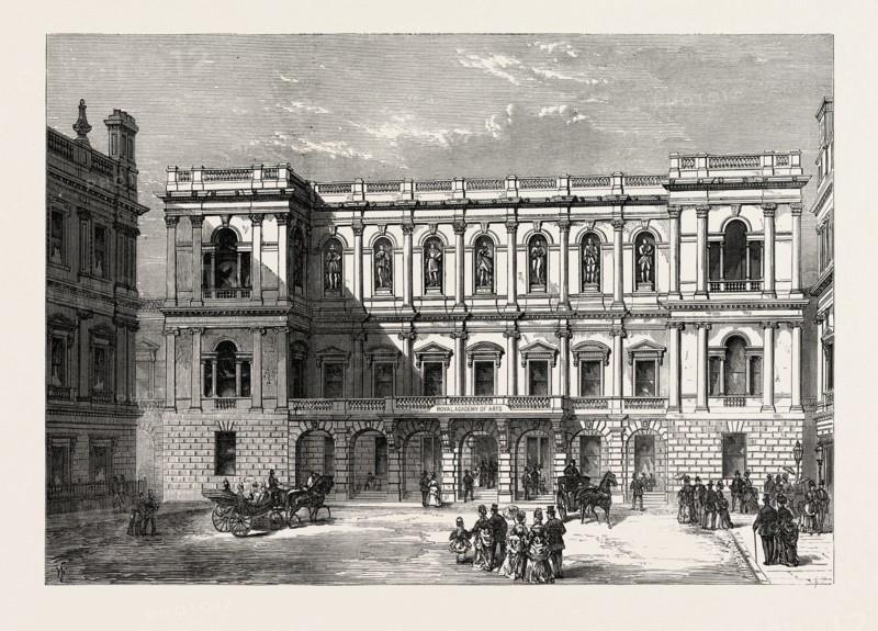 THE ROYAL ACADEMY OF ARTS, BURLINGTON HOUSE, LONDON, UK