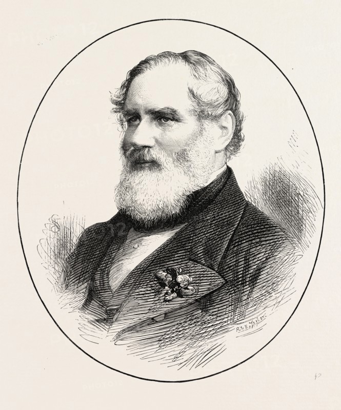 THE LATE M. VAN DE WEYER, FORMERLY BELGIAN MINISTER IN LONDON