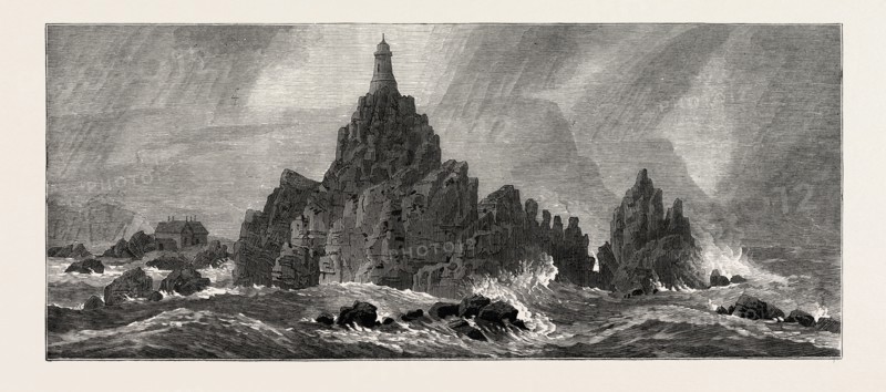 NEW LIGHTHOUSE, CORBIERE ROCKS, JERSEY