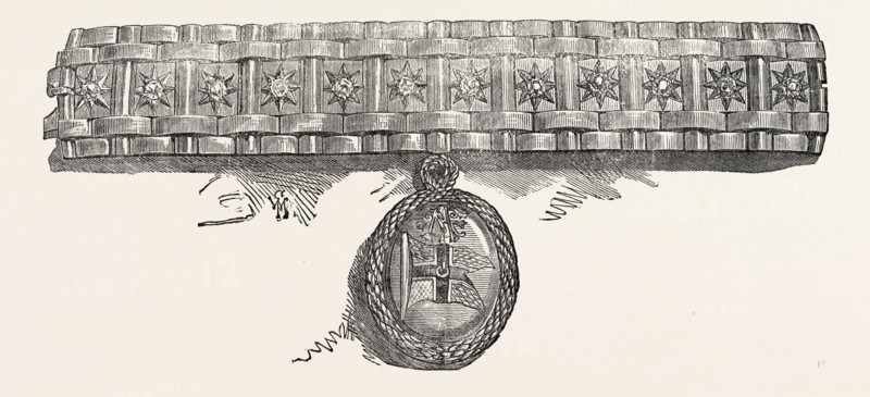 BRACELET GIVEN BY THE ROYAL ALBERT YACHT CLUB TO THE DUCHESS OF EDINBURGH
