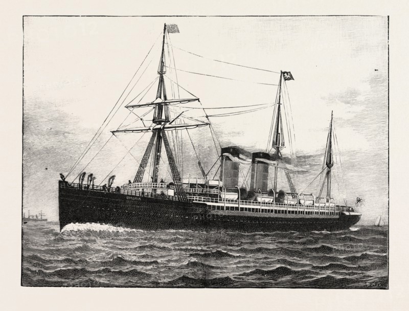 THE CUNARD STEAMSHIP UMBRIA