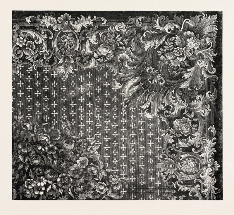 CARPET PATTERN, BY SEWELL AND CROSS, OLD COMPTON STREET, SOHO, LONDON, UK