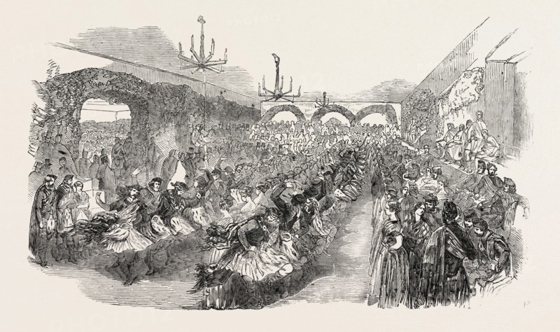 THE BALL IN THE CASTLE: THE CLANS' REEL, SCOTLAND, UK, 1851
