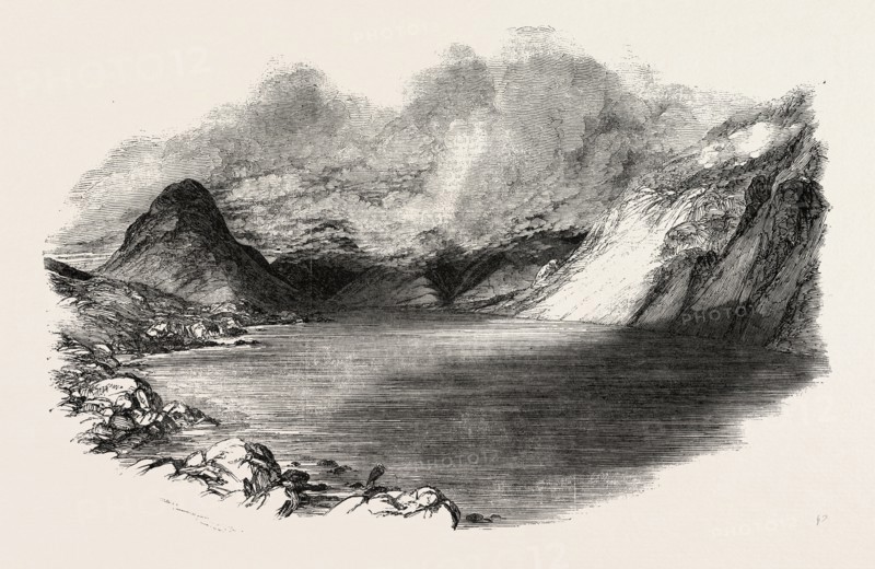 WAST WATER, FROM GOSFORTH ROAD, NEAR THE FOOT, LAKE DISTRICT, UK