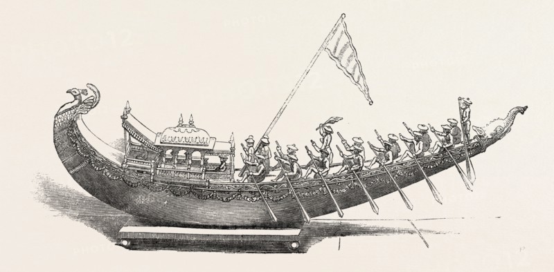 THE GREAT EXHIBITION: MODEL OF AN INDIAN BARGE, EAST INDIAN DEPARTMENT