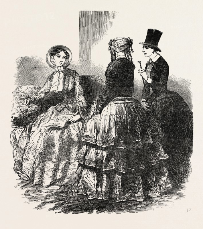 PARIS FASHIONS FOR OCTOBER, 1851