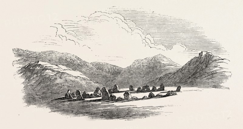 DRUIDIC CIRCLE, LAKE DISTRICT, UK