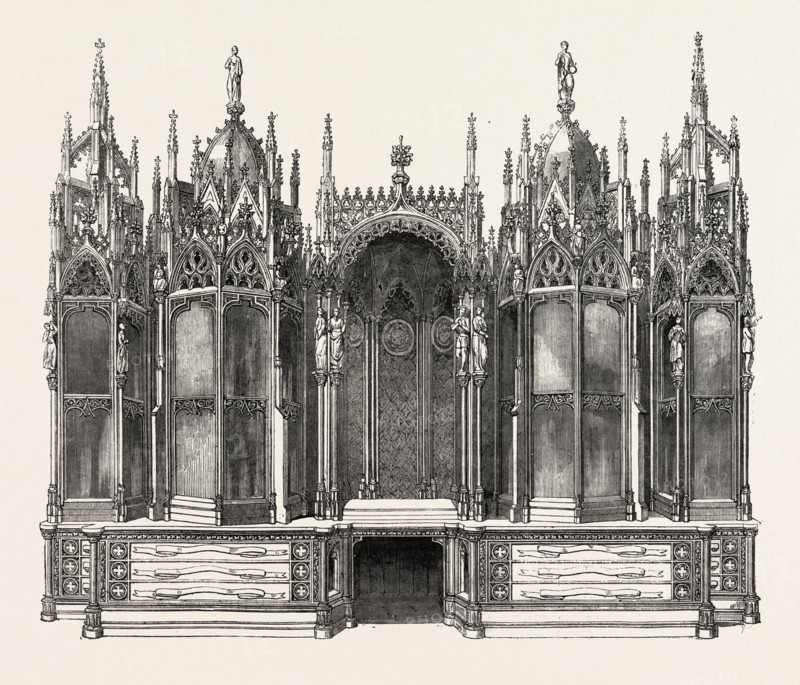 GOTHIC BOOKCASE, BY LEISTLER