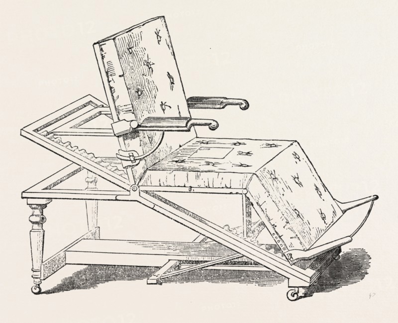 INVALID CHAIR AND BED, BY HINTON