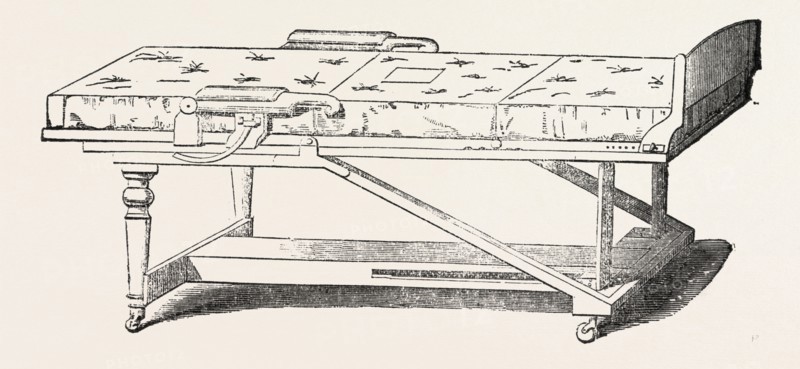 INVALID CHAIR AND BED, BY HINTON