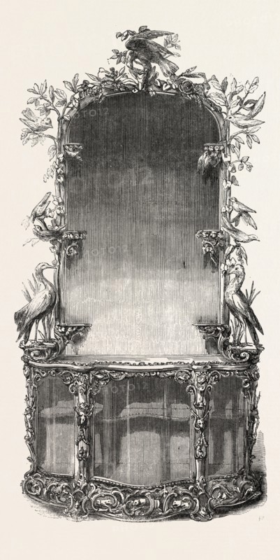 CABINET AND GLASS, BY HANSON AND SONS