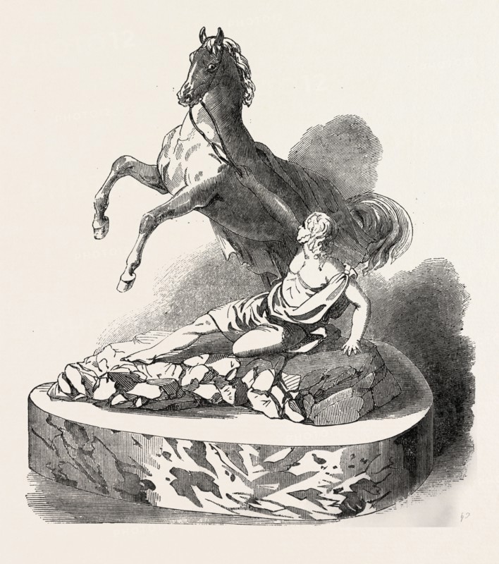 THE GREAT EXHIBITION, HORSE GROUPS IN THE RUSSIAN DEPARTMENT