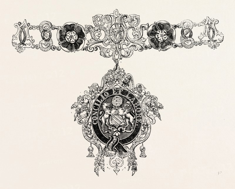 COLLARS AND JEWEL OF THE MAYOR OF MANCHESTER, UK
