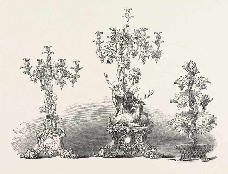 PART OF A SERVICE OF PLATE PRESENTED TO THE MAYOR OF MANCHESTER, UK