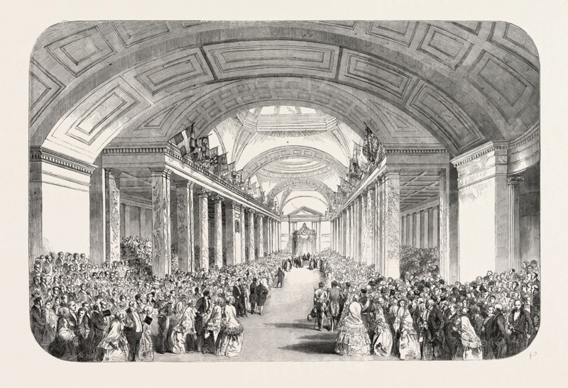 PRESENTATION OF THE ADDRESS TO HER MAJESTY QUEEN VICTORIA, IN THE EXCHANGE, MANCHESTER, UK