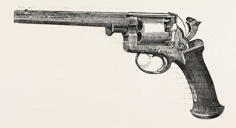 REVOLVER PISTOL, BY DEANE, ADAMS, AND DEANE