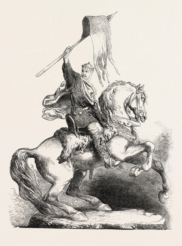 STATUE OF WILLIAM THE CONQUEROR, AT FALAISE