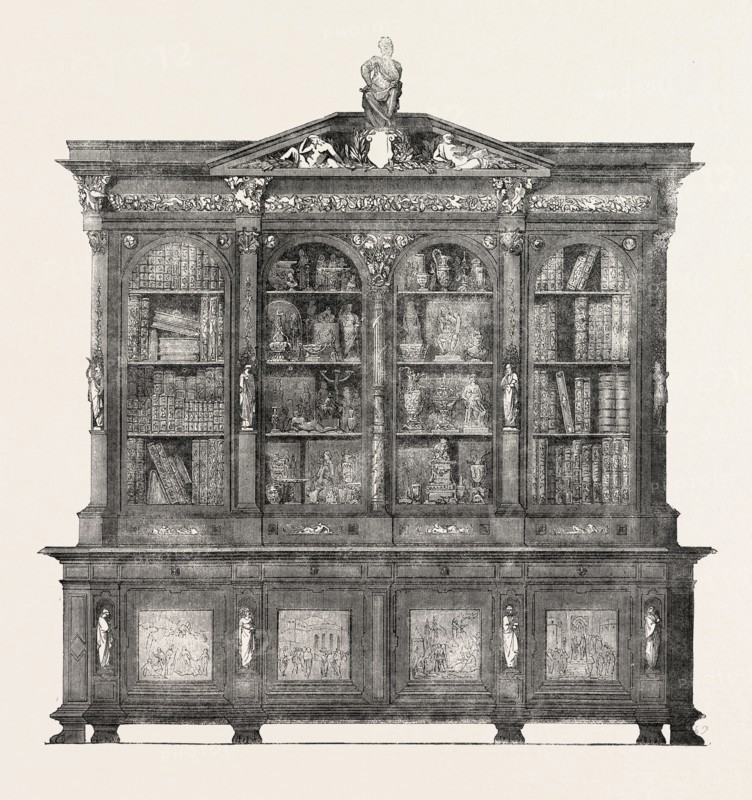 BOOKCASE, BY BARBEDIENNE