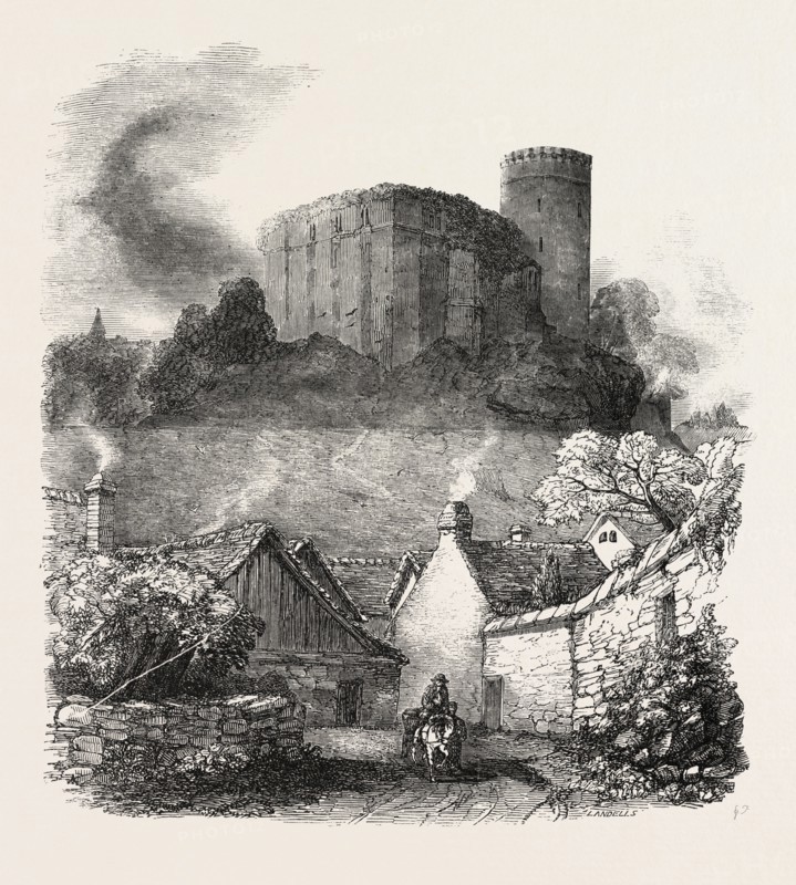 THE CASTLE OF FALAISE, THE BIRTHPLACE OF WILLIAM THE CONQUEROR