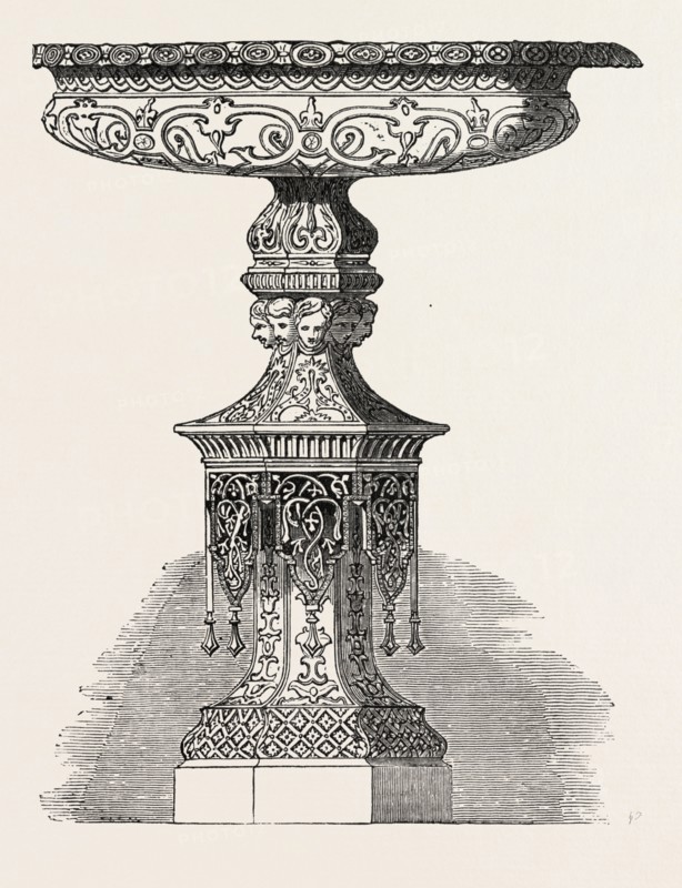IRON VASE, BY HANDYSIDE, OF DERBY, UK