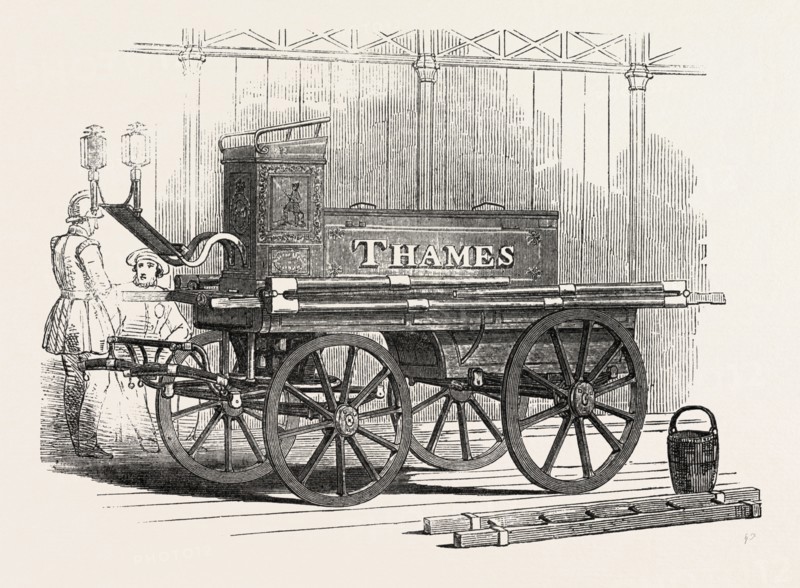 FIRE ENGINE, BY SHAND AND MASON