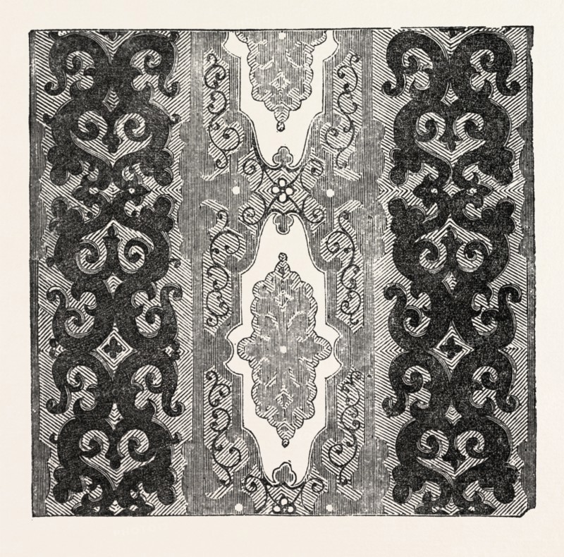 DAMASK PATTERN, BY SHEPHARD AND CO., HALIFAX