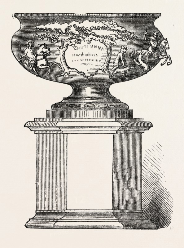 PLATE PRESENTED TO MAJOR BULKELEY