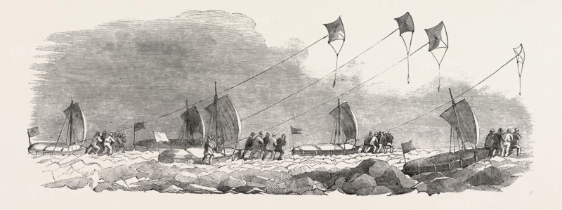CAPTAIN AUSTIN'S ARCTIC EXPEDITION: WESTERN DIVISION OF SLEDGES