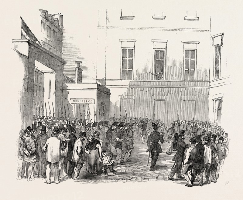 REVOLUTION IN FRANCE: ARREST OF REPRESENTATIVES, 1851