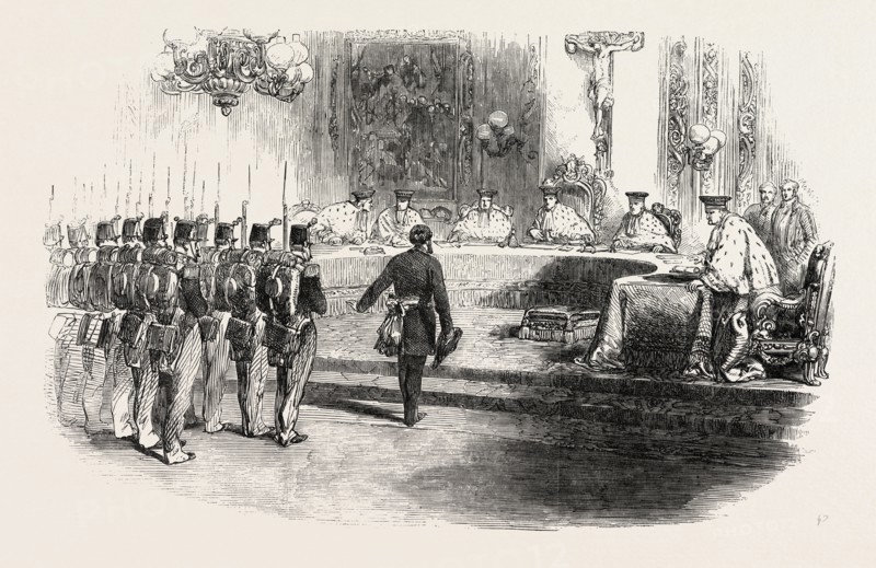 THE LAST SITTING OF THE HIGH COURT OF JUSTICE, FRANCE