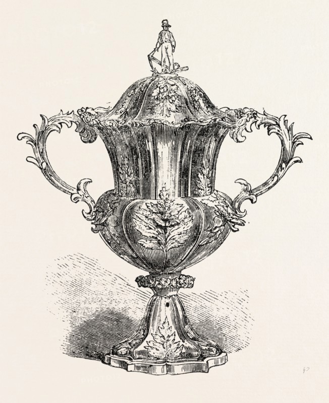 PLATE PRESENTED TO CAPTAIN E. BAKER, OF THE "PEKIN" STEAM-PACKET