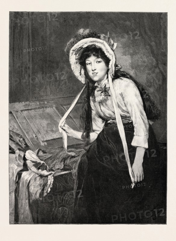 BORROWED PLUMES, BY ALF J. JOHNSON, 1893 engraving
