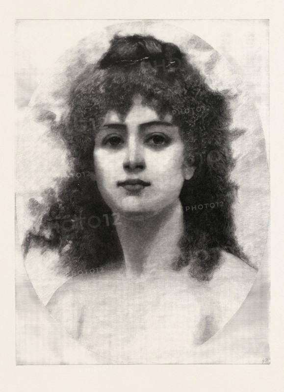 MY VALENTINE BY WILHELM WOLFF, 1893 engraving