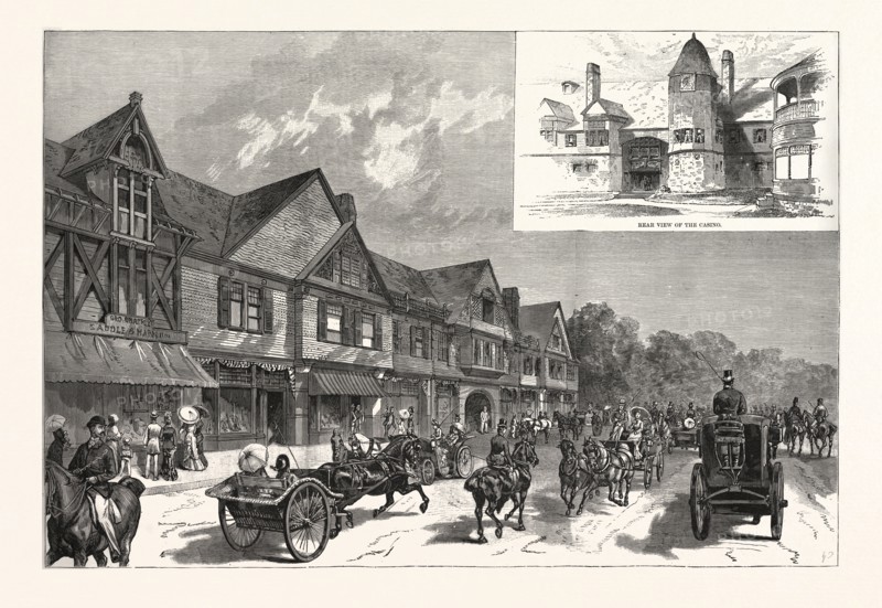 NEWPORT CASINO. DRAWN C. GRAHAM