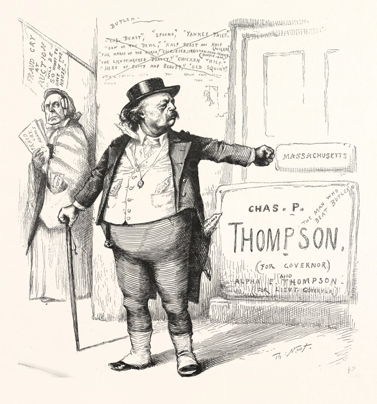 TOODLES TICKET, engraving 1880, us, usa